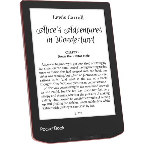 PocketBook Verse Pro e-bogslæser 6" E Ink Carta, 16 GB - sort/rød