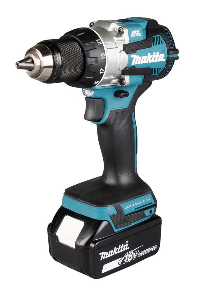 Makita DDF489Z skruemaskine 18 V, børsteløs - 1.800 o/min, sort/blå/stål