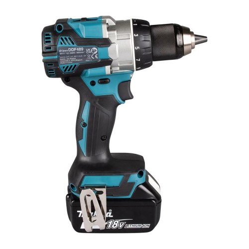 Makita DDF489Z skruemaskine 18 V, børsteløs - 1.800 o/min, sort/blå/stål