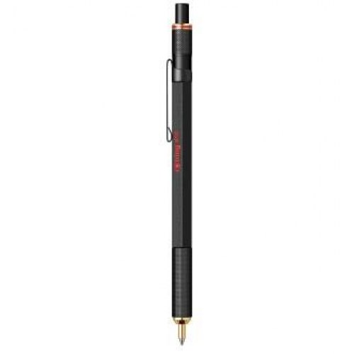 rOtring 800 kuglepen M - sort blæk, sort