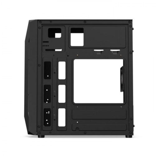 KRUX Astro Cube - sort micro ATX/Mini‑ITX pc‑kabinet med sidevindue