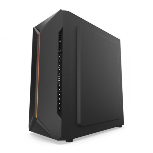 KRUX Astro Cube - sort micro ATX/Mini‑ITX pc‑kabinet med sidevindue