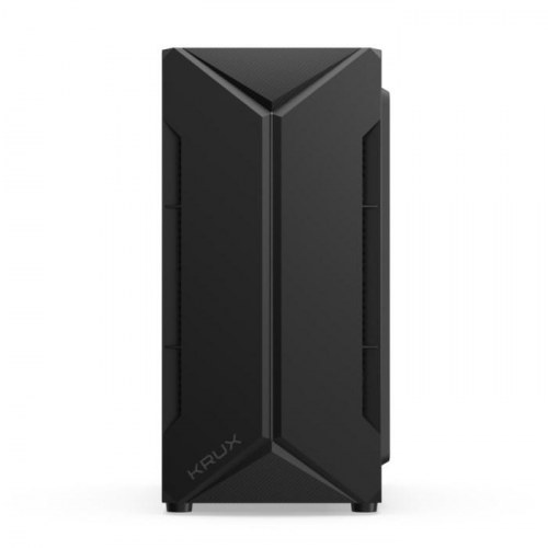 KRUX Astro Cube - sort micro ATX/Mini‑ITX pc‑kabinet med sidevindue