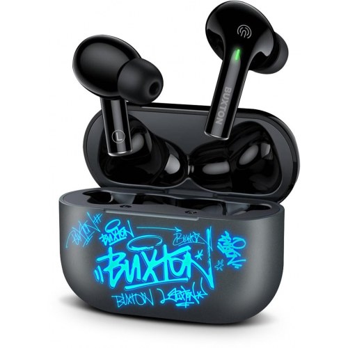 Buxton BTW4600 - trådløse TWS in-ear høretelefoner, grå