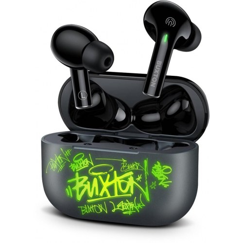 Buxton BTW4600 - trådløse TWS in-ear høretelefoner, grå