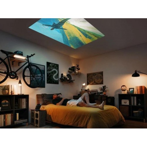 ViewSonic M1X kortkast LED-projektor - WVGA (854×480), sort/sølv