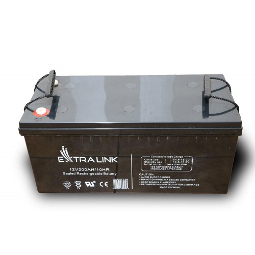 Extralink AGM-akkumulator 12 V 200 Ah - vedligeholdelsesfri
