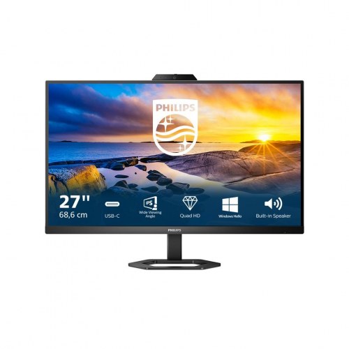 Philips 5000-serien 27E1N5600HE - 27" Quad HD IPS skærm med USB‑C og webcam