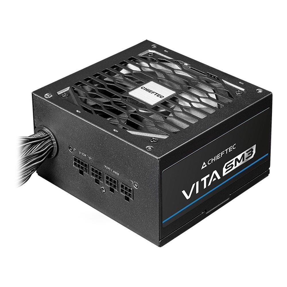Chieftec VITA SM3 BPX-650-C - 650 W ATX strømforsyning, 120 mm, 80+ Bronze