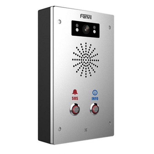 Fanvil I16S-02P dørtelefon med lyd - rustfrit stål, IP65, PoE