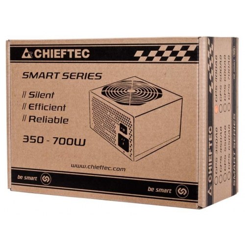 Chieftec Smart GPS-600A8 strømforsyning 600 W ATX - Sort