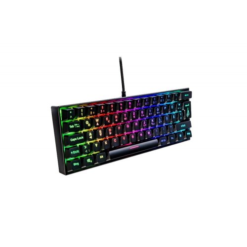 SureFire KingPin M1 mekanisk gaming-tastatur 60% - USB, RGB, US (QWERTY), sort