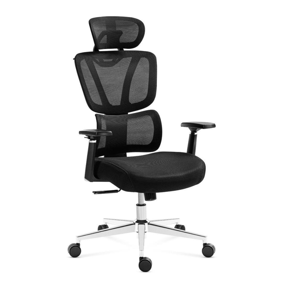 Mark Adler Expert 4.6 - ergonomisk kontorstol med nakkestøtte, sort
