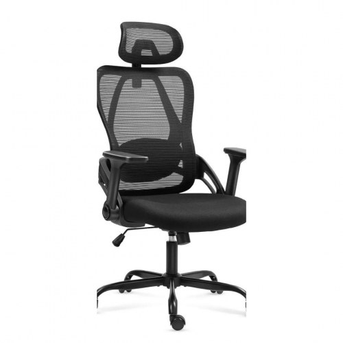 Mark Adler Manager 2.9 - ergonomisk kontorstol, sort drejestol med nakkestøtte