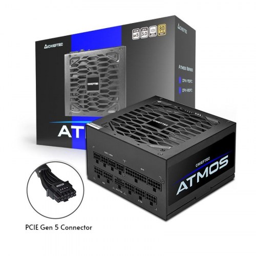 Chieftec Atmos CPX-850FC strømforsyning 850 W ATX 3.0 - fuld-modulær, sort