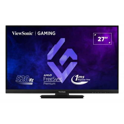 ViewSonic XG2737 27" FHD gaming-skærm - 520 Hz, IPS, sort