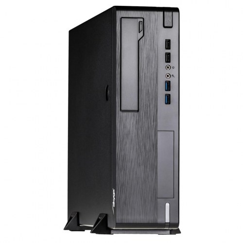 Akyga AK-502-02BK pc-kabinet - Midi Tower, sort
