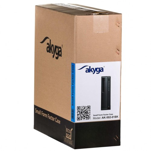Akyga AK-502-02BK pc-kabinet - Midi Tower, sort