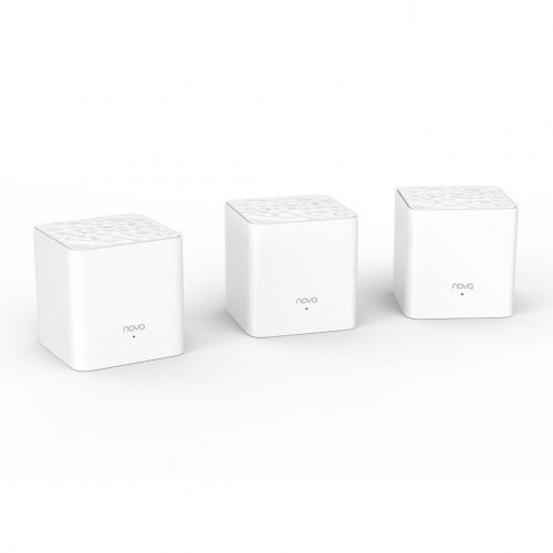 Tenda Nova MW3 mesh Wi‑Fi system - Dual‑band AC1200, hvid (3‑pak)