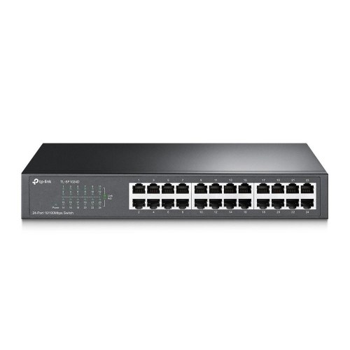 TP-Link TL-SF1024D - 24-port unmanaged Fast Ethernet switch, grå