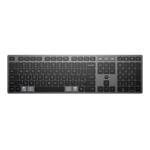 HP 720 Multi‑Device genopladeligt trådløst tastatur - fuld størrelse