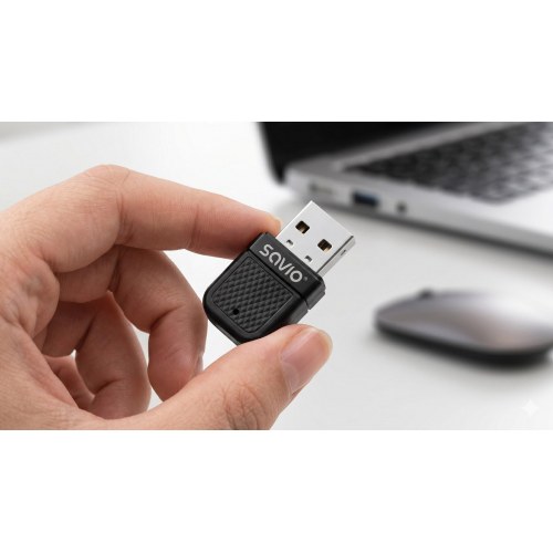Savio BT-070 Bluetooth-adapter USB 2.0 til PC