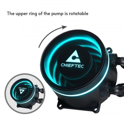 Chieftec ICEBERG 240 RGB - 240 mm AIO vandkøler til PC