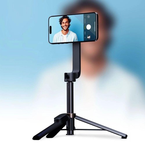3MK Hardy MagSelfie Stick - Bluetooth selfie-stang til smartphone, sort