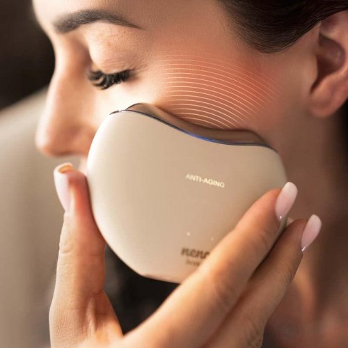 Neno Beauty Auri 5-i-1 løftende ansigts- og halsmassager - beige