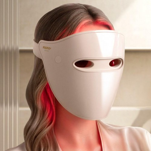 Neno Beauty Alva LED-lysterapi maske til ansigt - beige