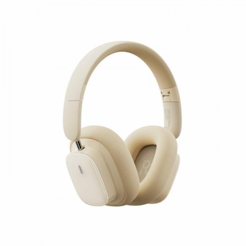 Baseus Bowie H1i trådløse over‑ear høretelefoner - hvid