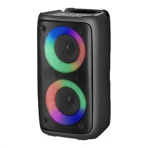 Defender Boomer 20 - bærbar Bluetooth-højttaler 20 W med lys, FM, USB og AUX