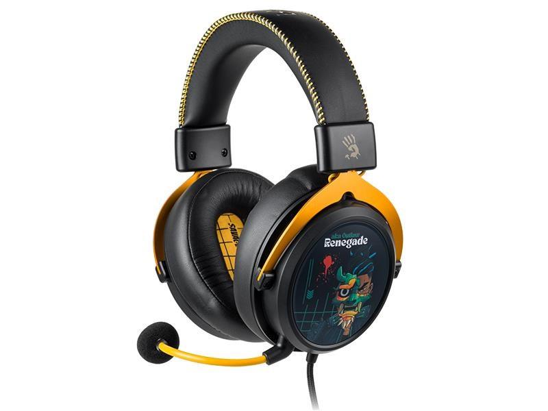 A4Tech Bloody MR595 Renegade Midnight - gaming headset med mikrofon
