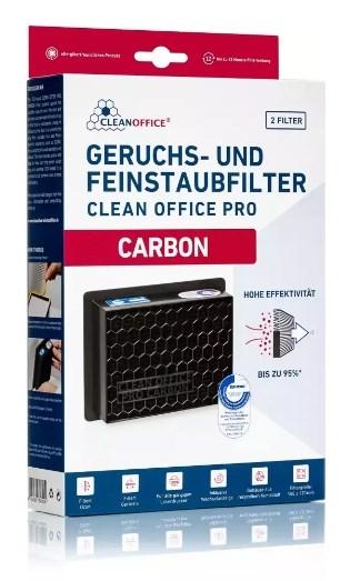 CleanOffice PRO kulfilter - udblæsningsfilter til Brother laser/LED-printere, 2 stk.