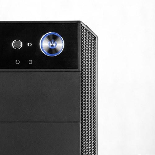MODECOM Oberon Pro midi tower - sort PC kabinet