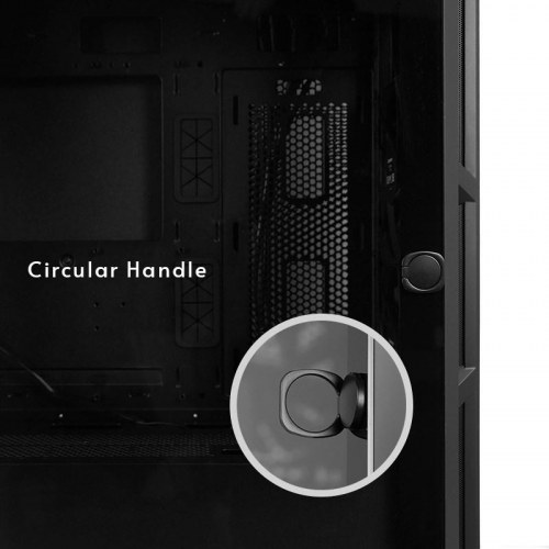 Chieftec APEX GA-01B-TG-OP ATX midi-tower - sort med hærdet glas