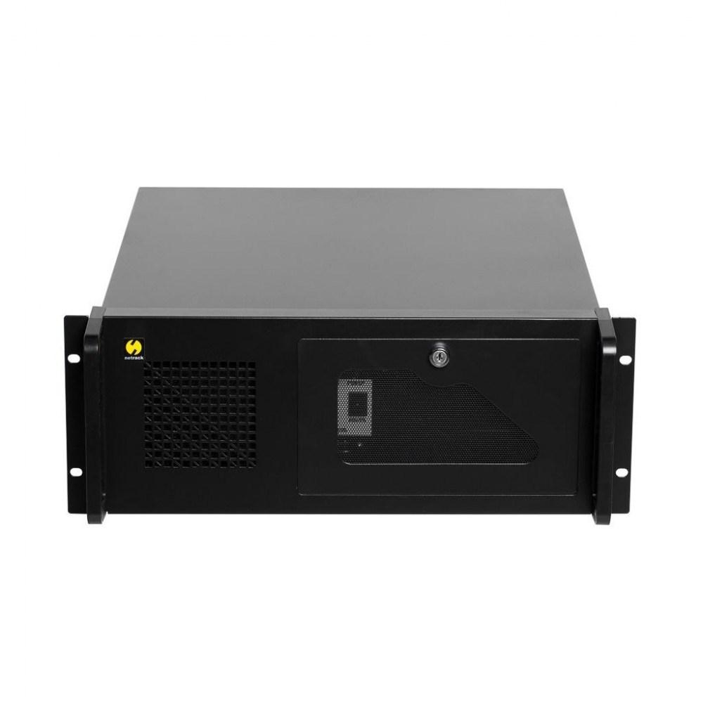 netrack NP5105 4U rack kabinet - sort/sølv
