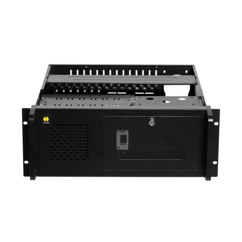 netrack NP5105 4U rack kabinet - sort/sølv
