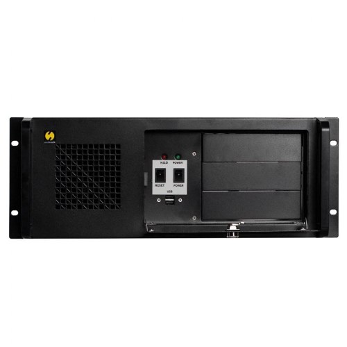 netrack NP5105 4U rack kabinet - sort/sølv