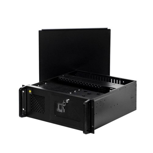 netrack NP5105 4U rack kabinet - sort/sølv