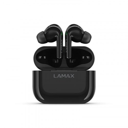 LAMAX Clips1 ANC trådløse høretelefoner - Bluetooth 5.3, BeatBass, sort