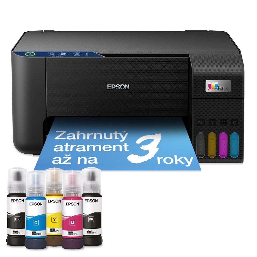 Epson EcoTank L3231 farveinkjet A4 - 5.760 × 1.440 dpi, op til 33 sider/min billede