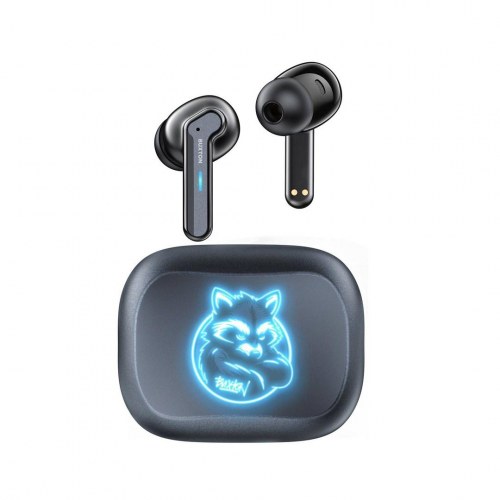 Buxton BTW 8200 Racoon - true wireless in‑ear høretelefoner med ladeetui, hvid