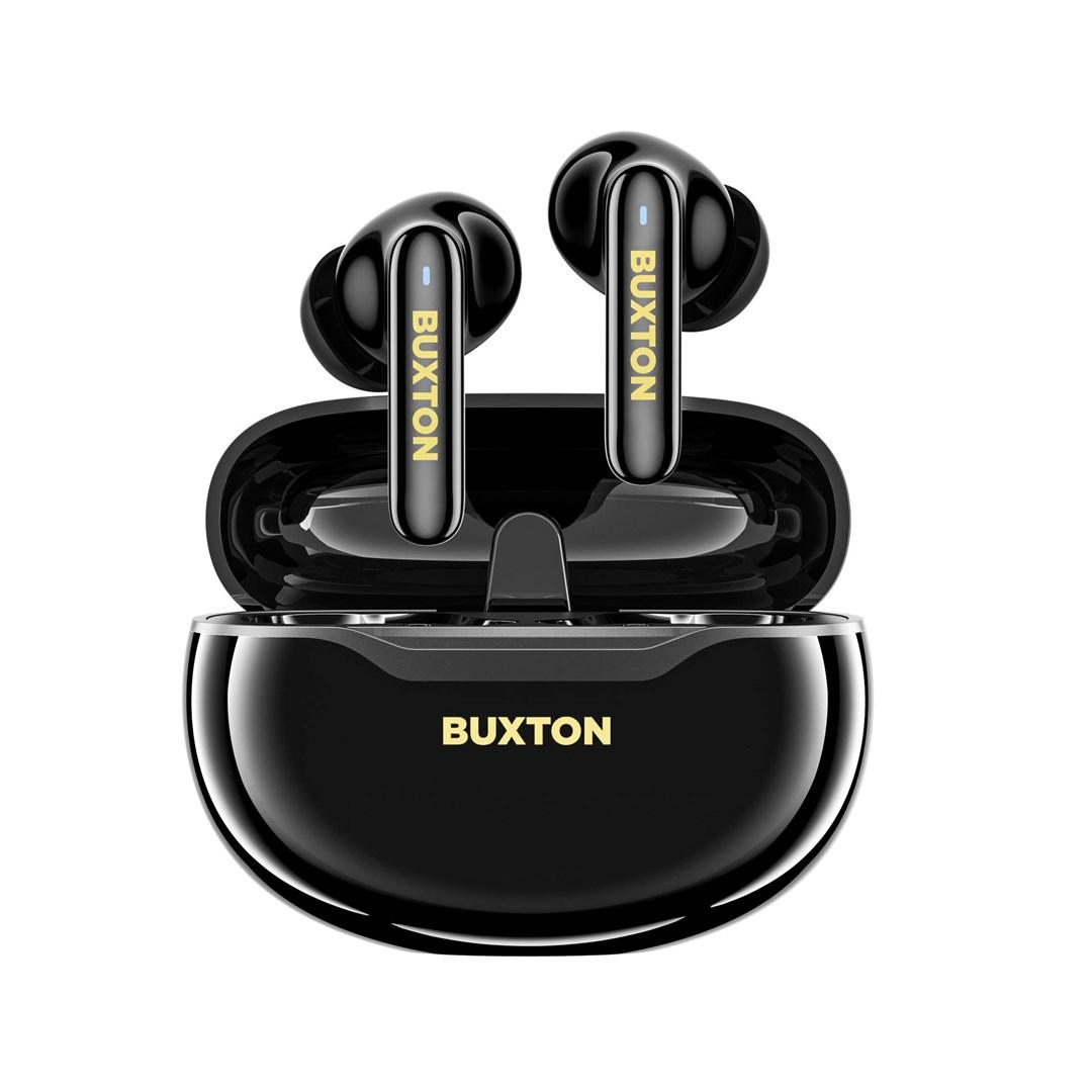 Buxton BTW 7200 - trådløse in-ear høretelefoner med opladeetui, sort