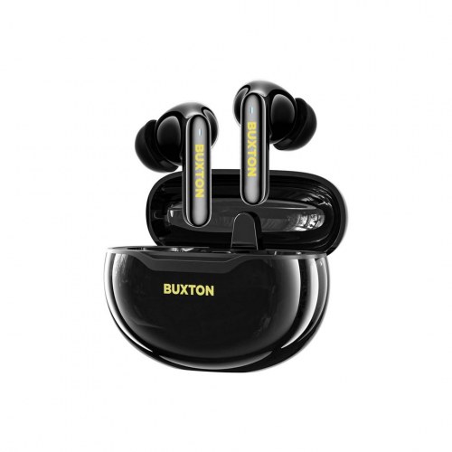 Buxton BTW 7200 - trådløse in-ear høretelefoner med opladeetui, sort