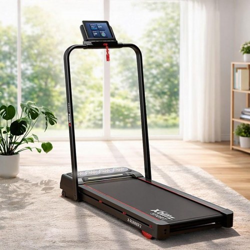 Xblitz X-Runner 2 - 2-i-1 foldbart elektrisk løbebånd med Bluetooth