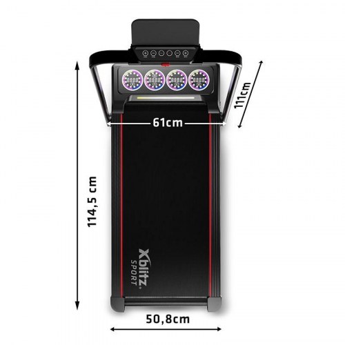 Xblitz X-Runner 2 - 2-i-1 foldbart elektrisk løbebånd med Bluetooth