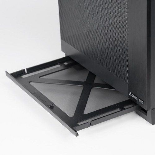 Chieftec GM-30B-M-OP mATX pc-kabinet - sort cube med hærdet glas
