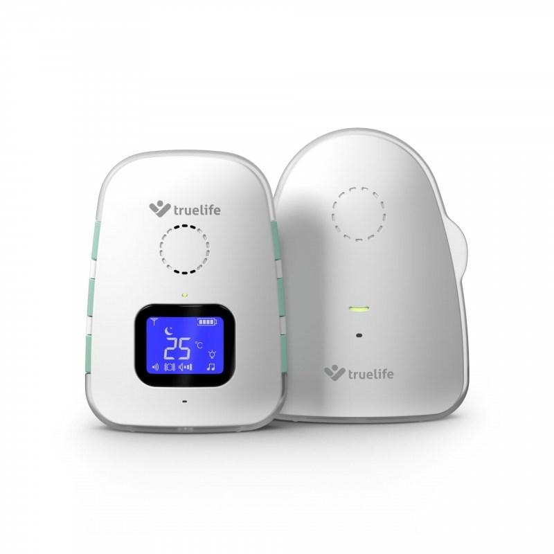TrueLife NannyTone VM3 digital babyalarm - grøn/hvid billede