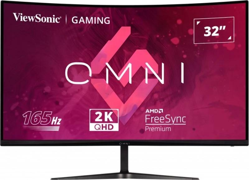 ViewSonic VX3218C-2K 32" buet gaming-skærm - QHD 165 Hz, sort